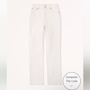 Abercrombie & Fitch Ultra 90s high rise straight leg